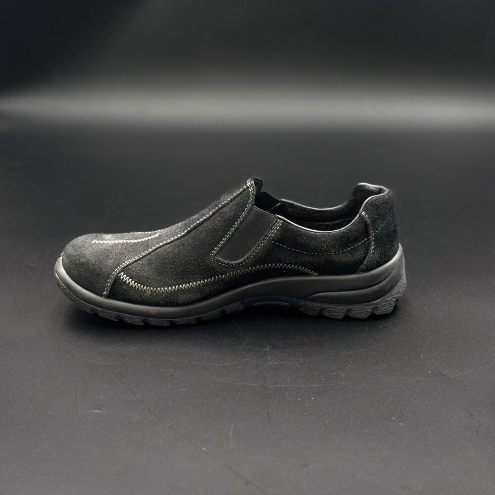 Rieker Womens Black SlipOn Shoes Antistress EU 40  US 9 Antistress Leather Clogs - Picture 13 of 15